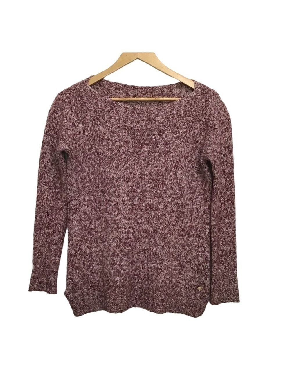 TOMMY Hilfiger Cotton blend knit sweater XXS pink off white